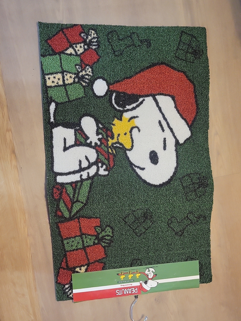 Peanuts Snoopy & Woodstock Holiday Doormat